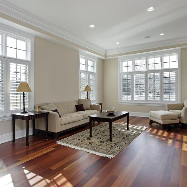 individual planks of laminate floors can be replaced if they become damaged